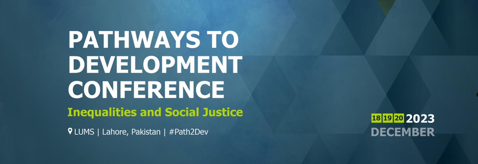 Conference on Pathways to Development Inequalities and Social Justice